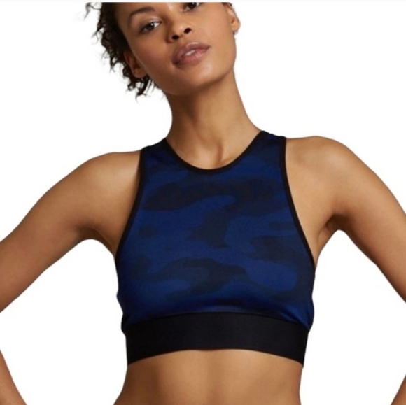 Ultracor Altitude Silk Camo Bra Navy Small - Picture 1 of 6